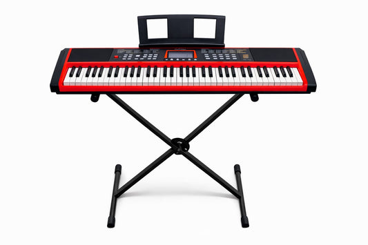 RS-611 Portable Keyboard Piano with Stand and Pedal